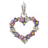 CP3064 Mini Floral Heart Charm - Selah925.com