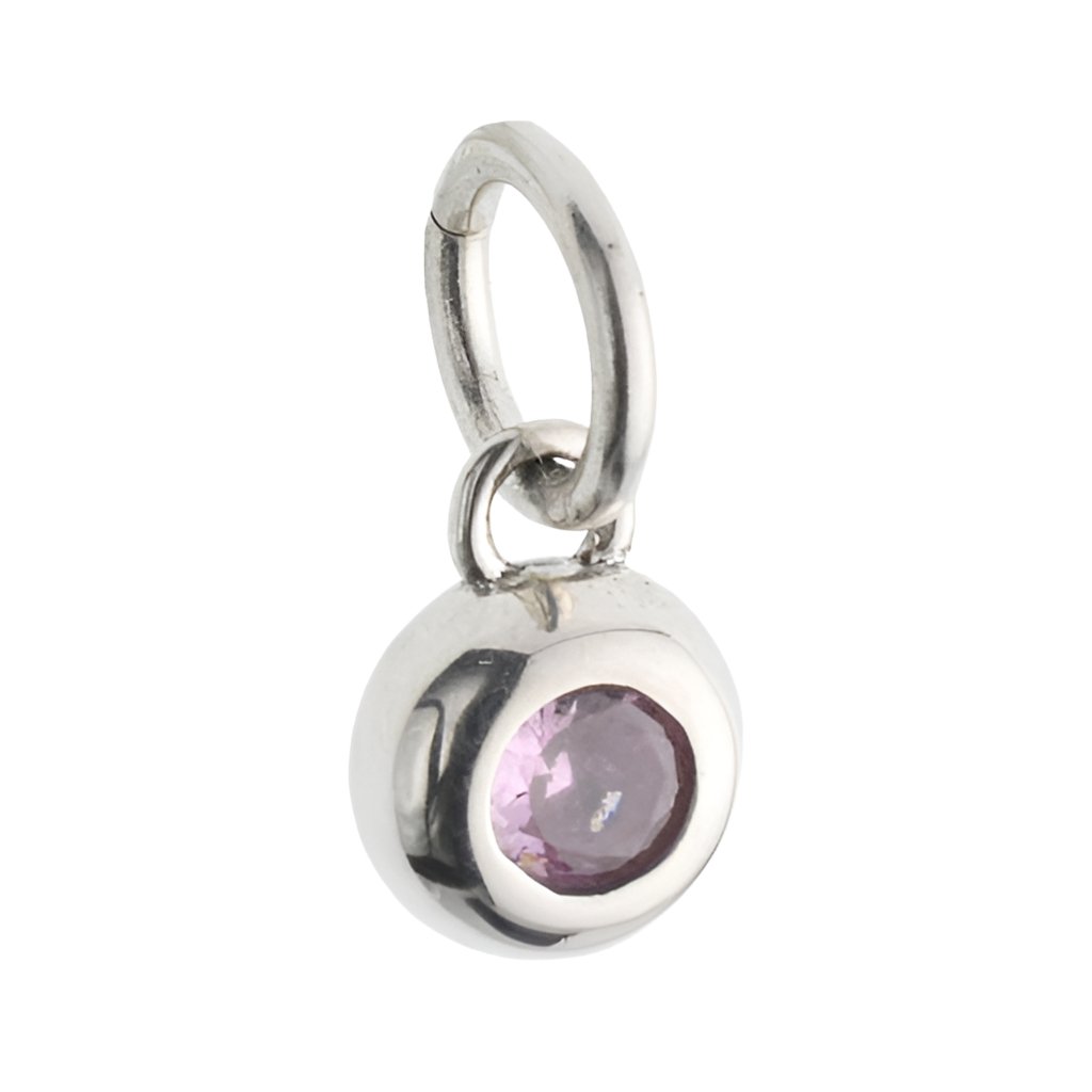 CP3067 Pink Gemstone Charm - Selah925.com