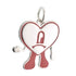 CP3069 Red Bad Bunny Charm - Selah925.com