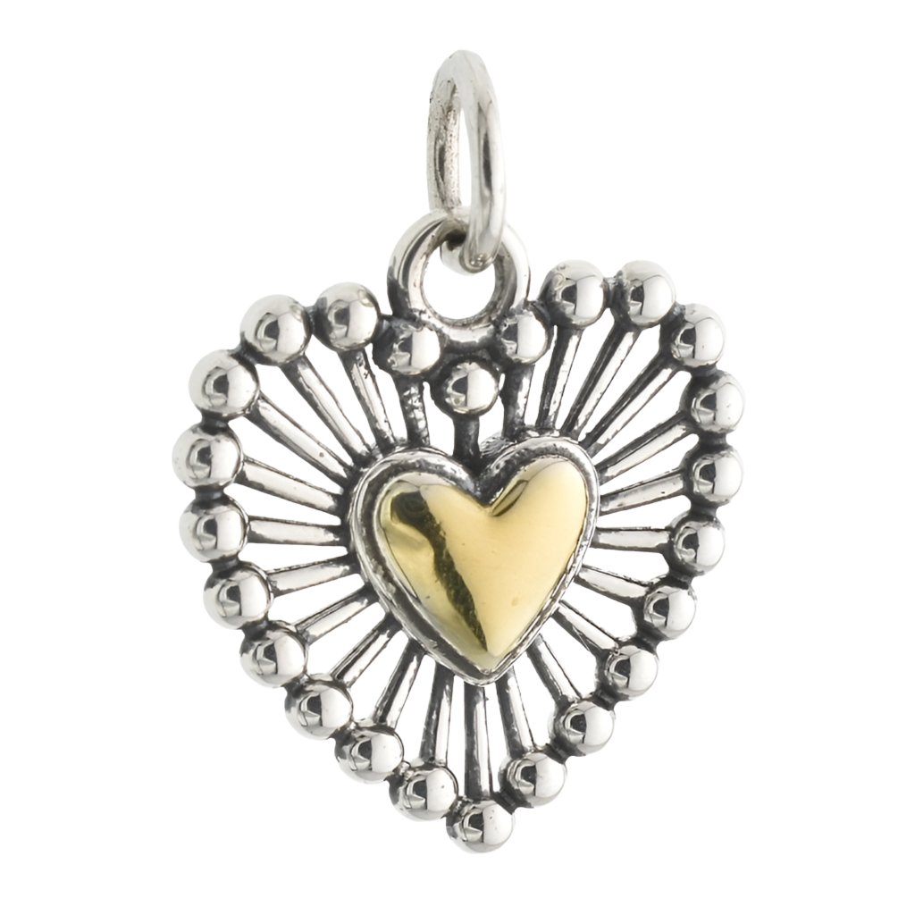 CP3073 Shinning Heart Pendant - Selah925.com