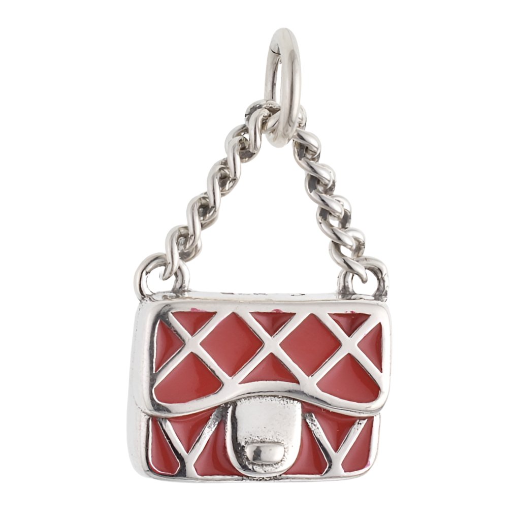 CP3076 Red Purse Charm - Selah925.com