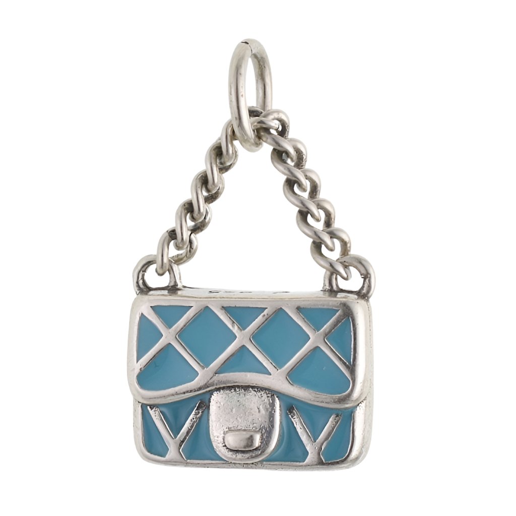 CP3076 Turquise Purse Charm - Selah925.com