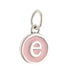 CP3080 E Pink Circle Letter Charm - Selah925.com