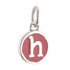 CP3080 H Red Circle Letter Charm - Selah925.com