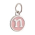 CP3080 N Pink Circle Letter Charm - Selah925.com