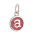 CP3080 Red Circle Letter A Charm - Selah925.com