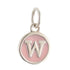 CP3080 W Pink Circle Letter Charm - Selah925.com