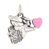 CP3092 Hot Pink Angel Charm - Selah925.com