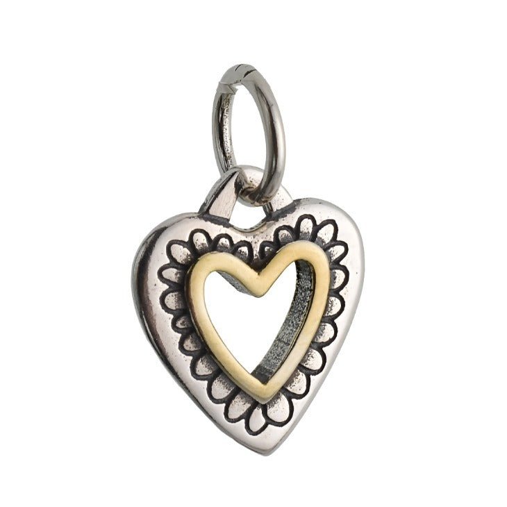 CP4061 Gold Heart Charm - Selah925.com