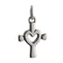 CP4062 Cross & Heart Charm - Selah925.com