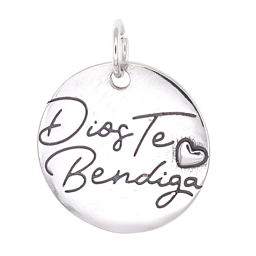 CP4074 Dios Te Bendiga Charm - Selah925.com