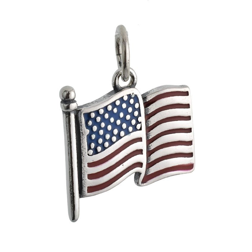 CP4075 USA Flag Charm - Selah925.com