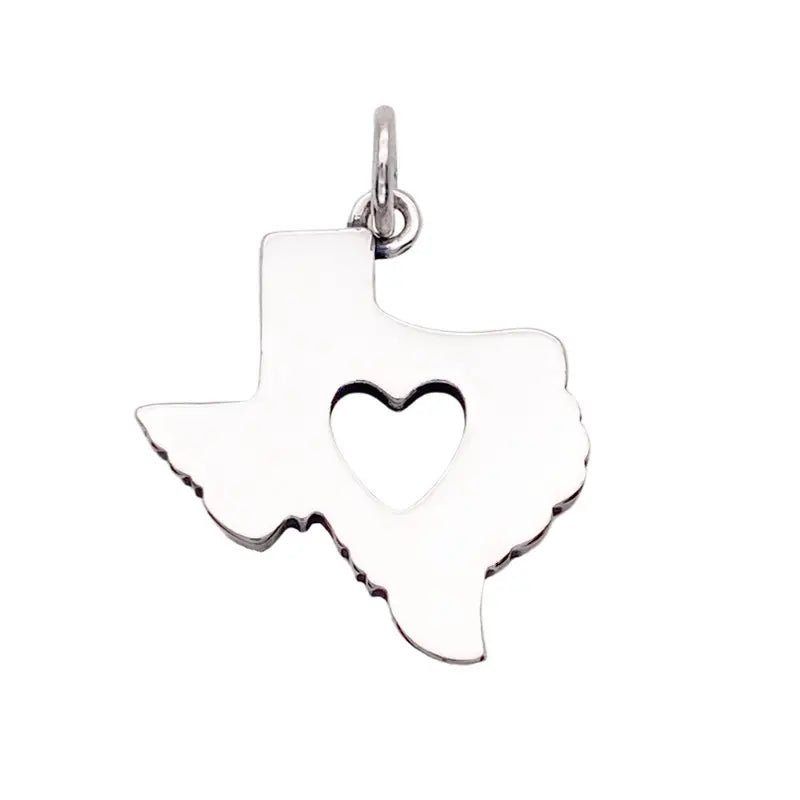 CP5019 Texas Heart Charm - Selah925.com