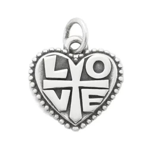 CP5022 Love Heart Charm - Selah925.com