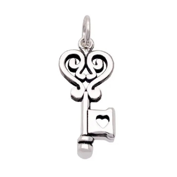 CP5029 Heart Key Charm - Selah925.com