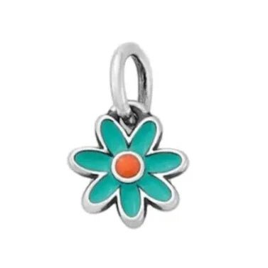 CP5030 Green Flowers Charm - Selah925.com