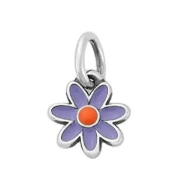 CP5030 Purple Flowers Charm - Selah925.com