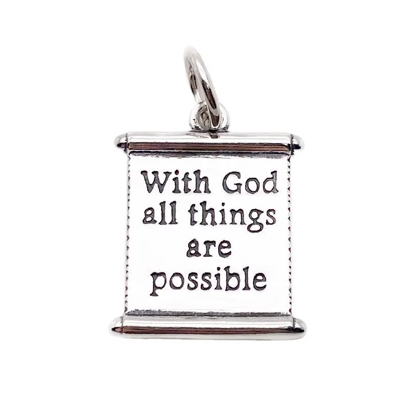 CP5041 With God All Things Are Possible Charm - Selah925.com