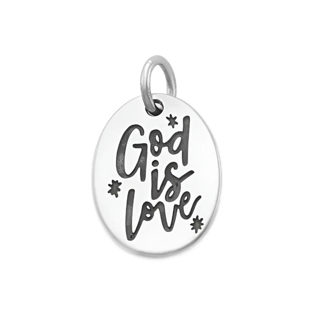 CP5050 God is Love Charm - Selah925.com