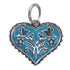 CP5060 Blue Heart Charm - Selah925.com