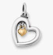 CP5077 Heart Charm - Selah925.com