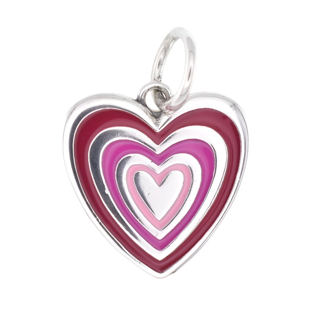 CP5184 Radiant Heart Charm - Selah925.com