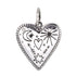 CP5186 Western Heart Charm - Selah925.com