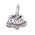 CP5193 My Love Will Never End Heart Charm - Selah925.com