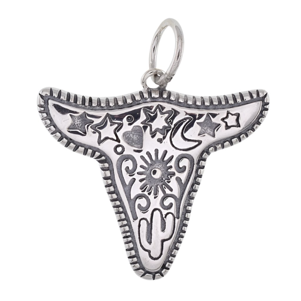 CP5211 Western Bull Charm - Selah925.com