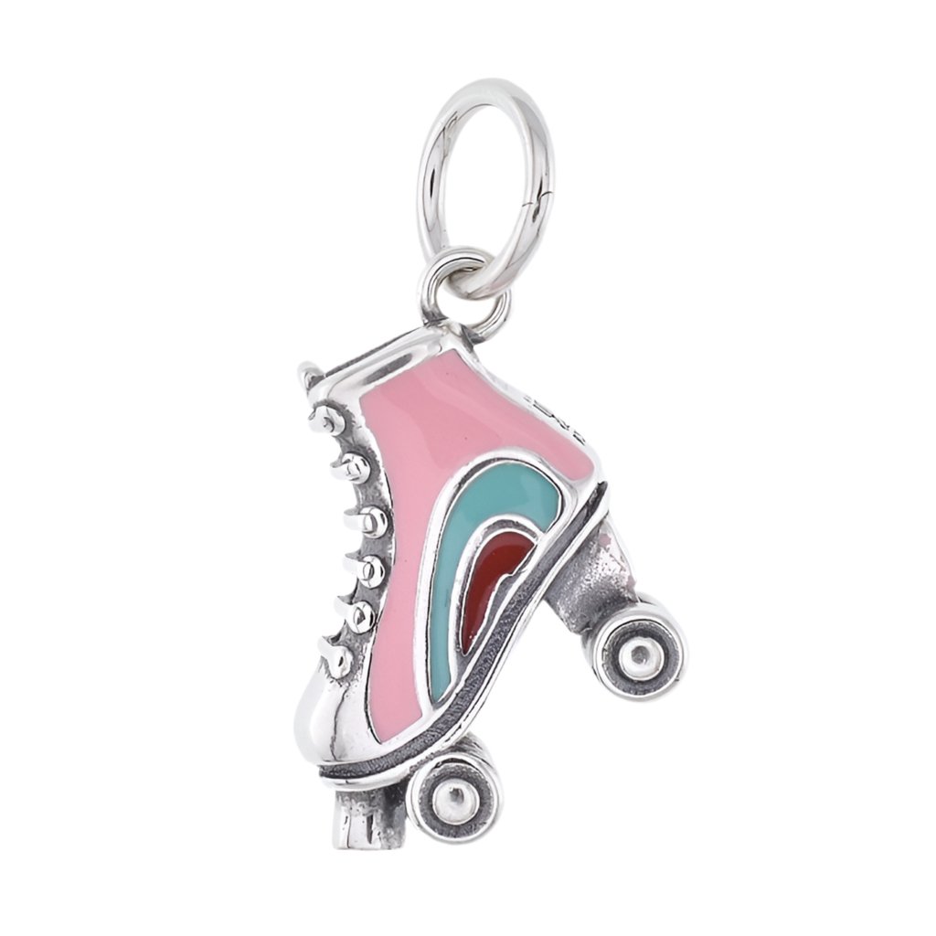 CP5220 Pink Roller Skate Charm - Selah925.com