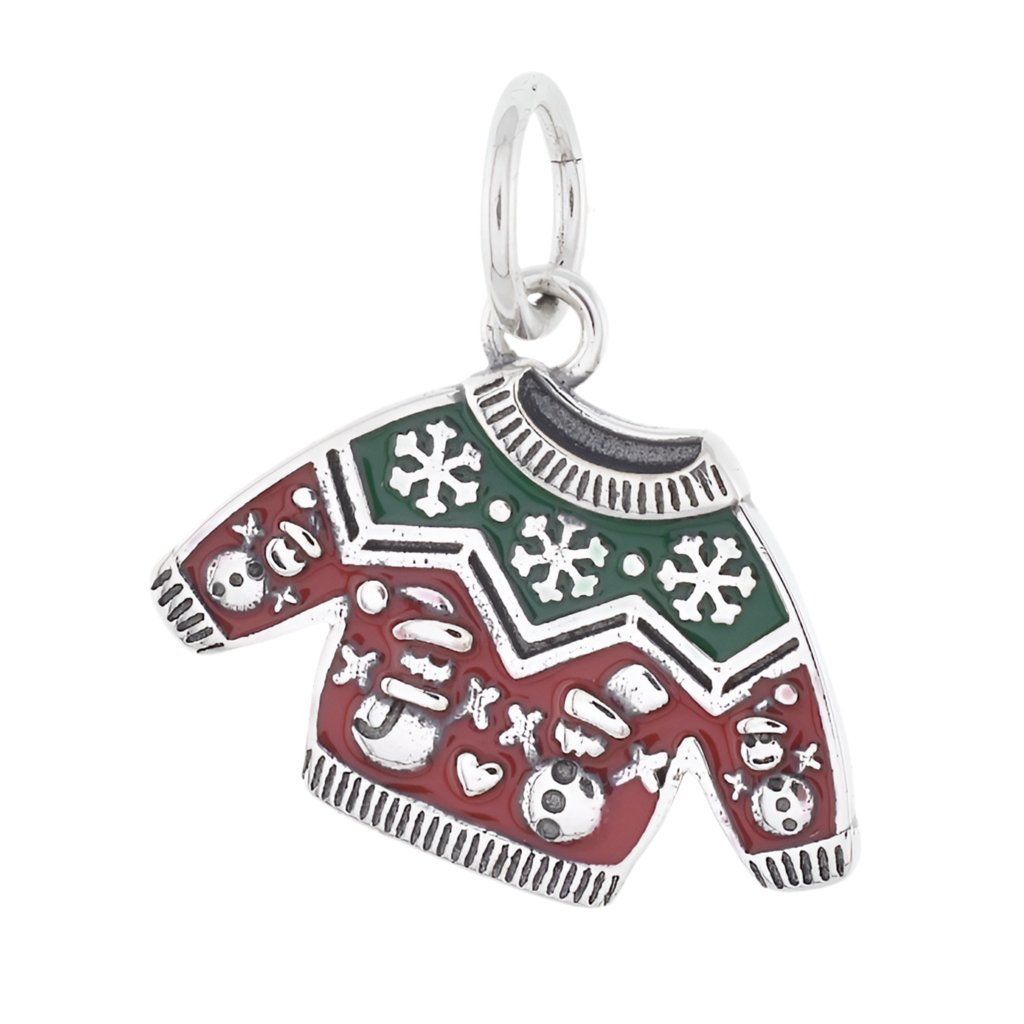 CP5236 Christmas Sweater Charm - Selah925.com