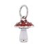 CP5252 Red Mushroom Charm - Selah925.com