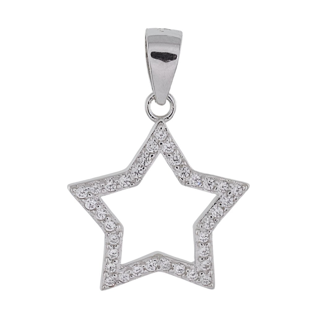 CP8008 CZ Star Pendant - Selah925.com