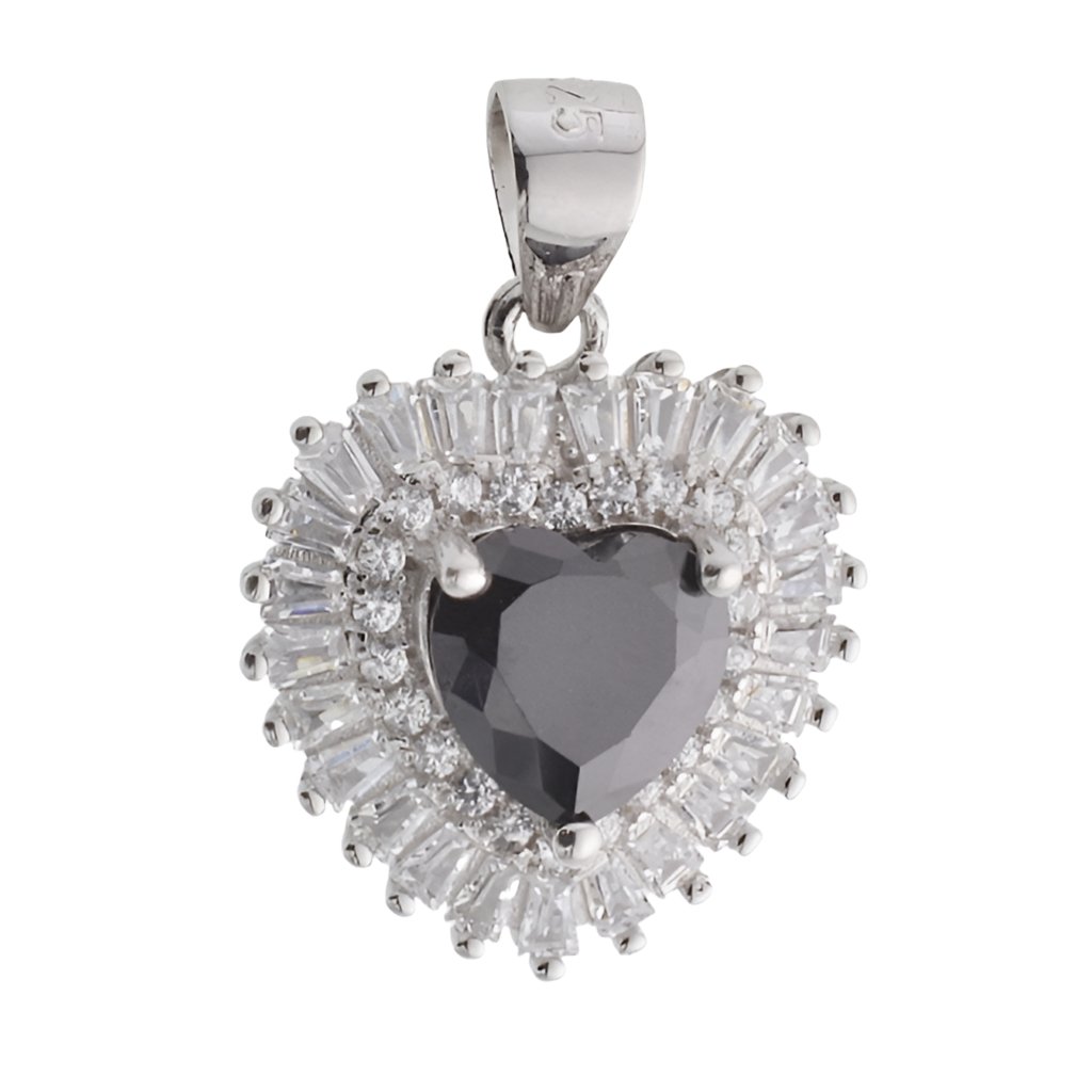 CP8012 CZ Heart Pendant - Selah925.com