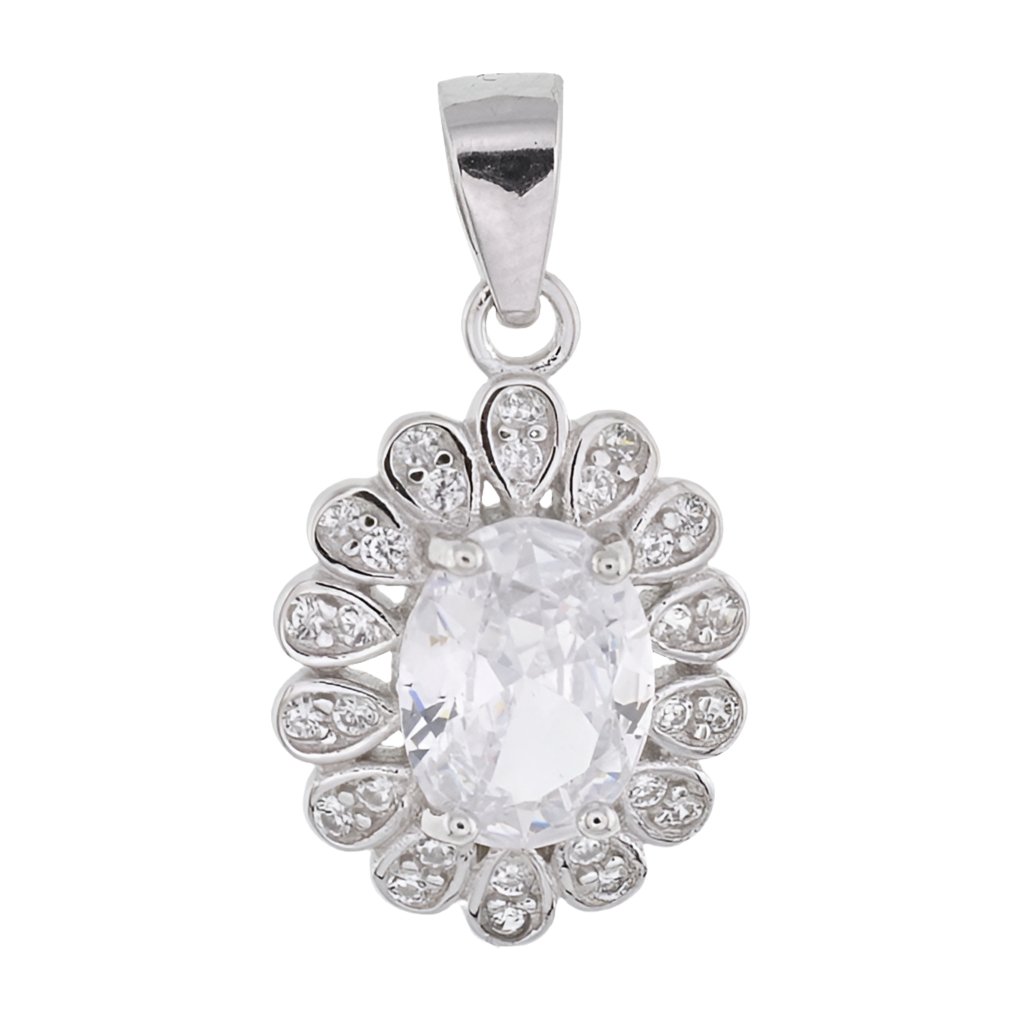 CP8014 CZ Heart Pendant - Selah925.com