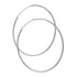 E1016 50 mm Hoop Earrings - Selah925.com