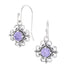 E2019 Violet Gemstone Earrings - Selah925.com