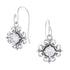 E2019 White Gemstone Earrings - Selah925.com