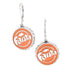 E2033 Orange Soda Earrings - Selah925.com