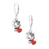 E2034 Kitty Red Earrings - Selah925.com