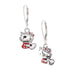 E2034 Kitty Retro Earrings - Selah925.com