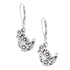 E2038 Floral Horseshoe Earrings - Selah925.com