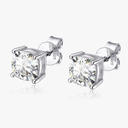 E4000 2.5mm Round CZ Stud Earrings - www.Selah925.com