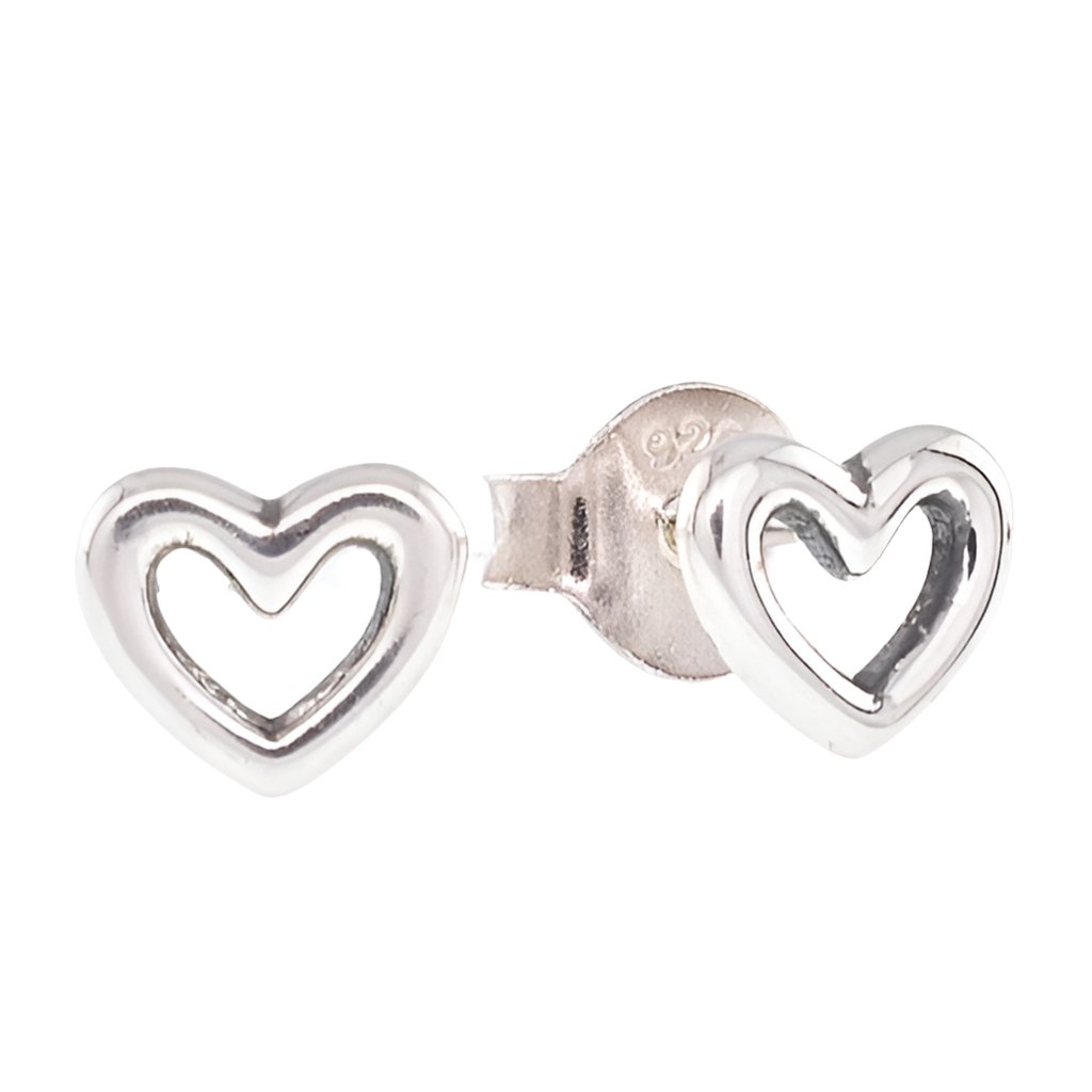 E4035 Heart Earrings - Selah925.com