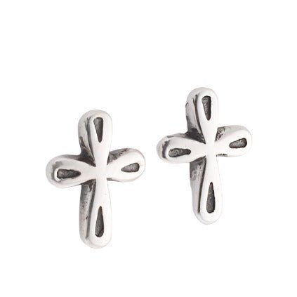 E5048 Cross Earrings - Selah925.com