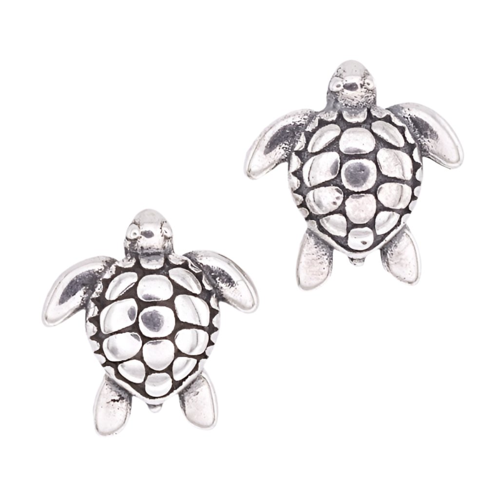 E5053 Turtle Earrings - Selah925.com