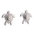 E5053 Turtle Rhodium Earrings - Selah925.com