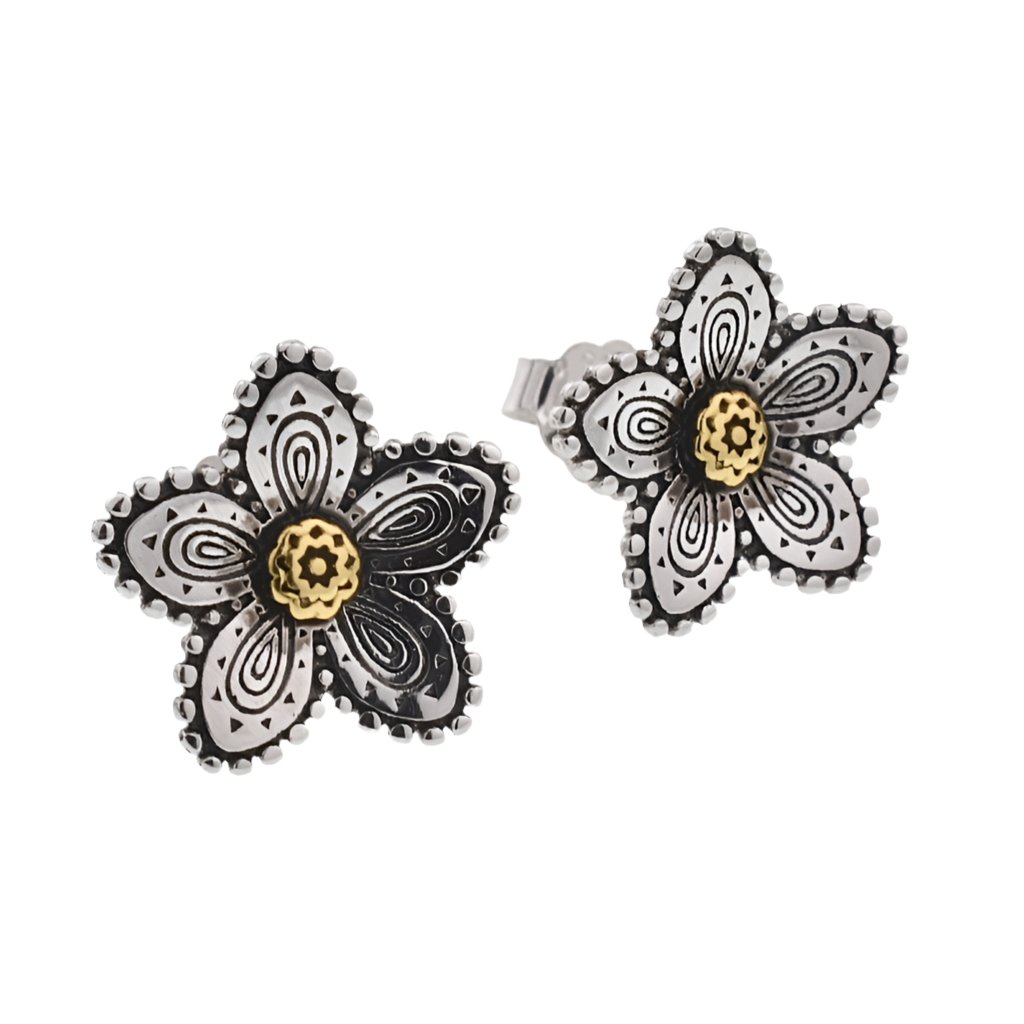 E5057 Flower Earrings - Selah925.com