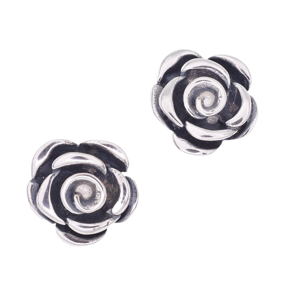 E5067 Rose Earrings - Selah925.com