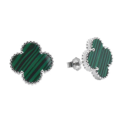 E6014 Green 13mm Earrings - Selah925.com